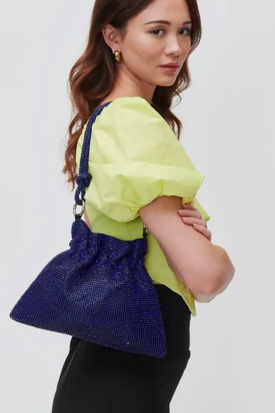 Larissa Sequin Evening Bag Blue