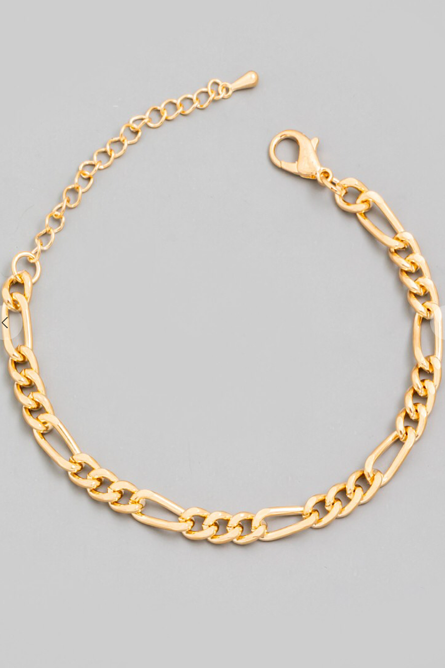 Curb Chain Link Bracelet in Gold or Silver