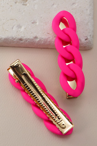 2pack Soft Hair Clips in Sev Colors!