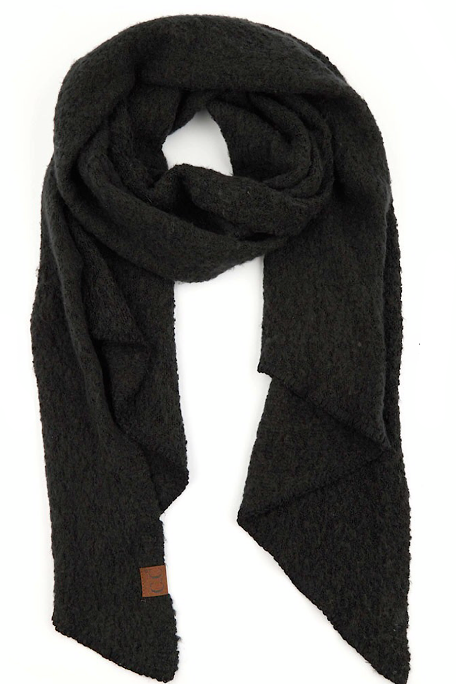 CC Bias Scarf in Burgundy