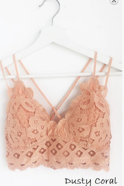Lace Bralettes in Various Colors