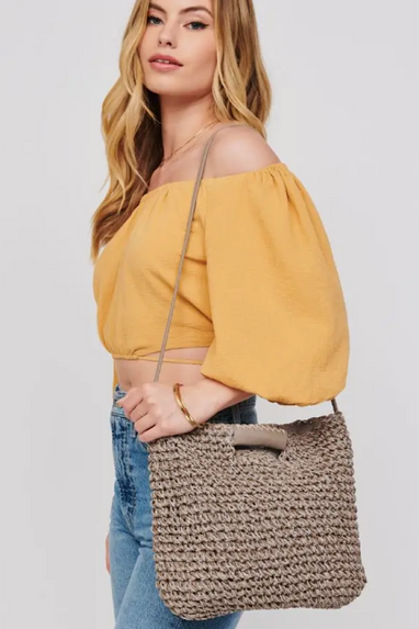 SouthHampton Crossbody Crochet Tote Bag