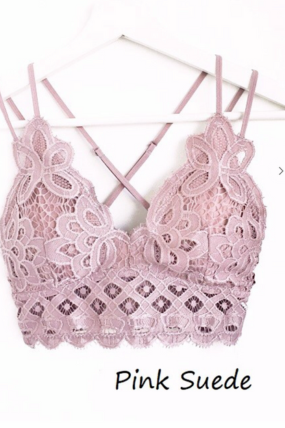 Lace Bralettes in Various Colors