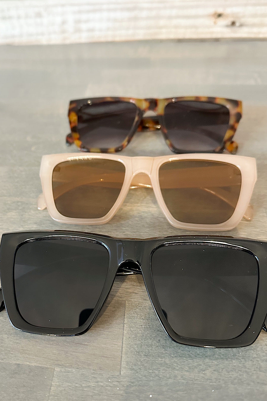 Oversized Wayfarer Sunglasses in 3 colors
