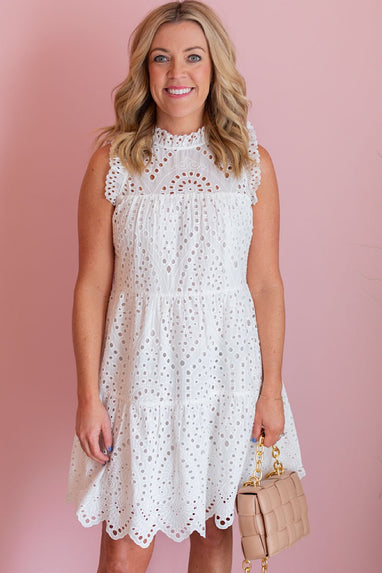 With Love Eyelet Lace Dress