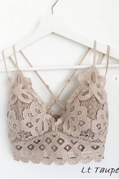 Lace Bralettes in Various Colors