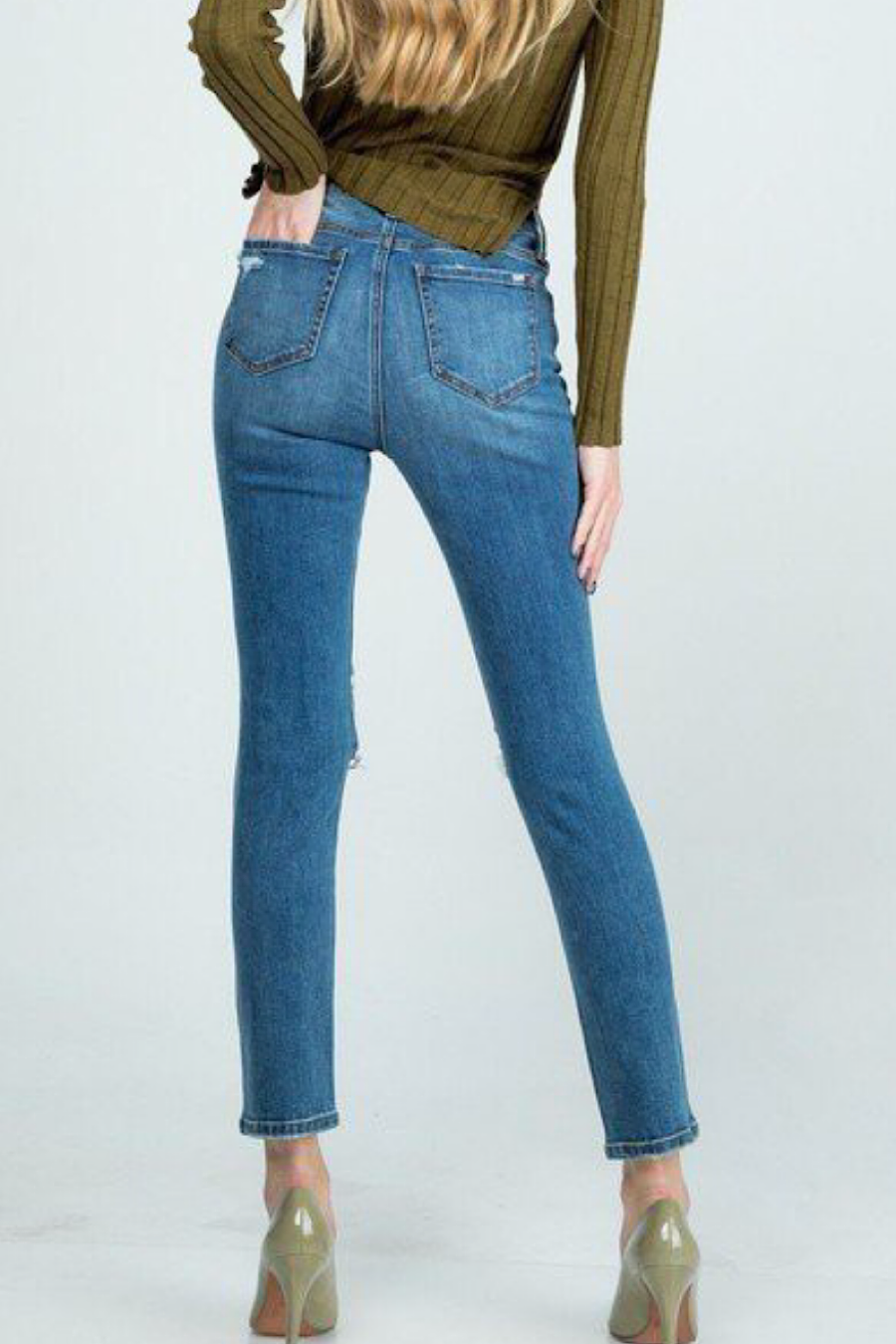 Tommy Busted Knee Skinny Jeans