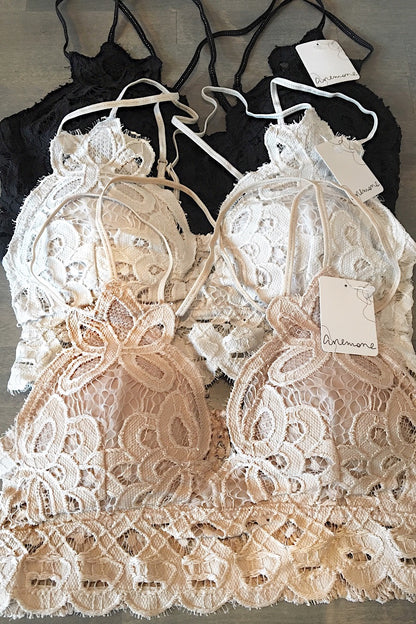 Lace Bralettes in Various Colors