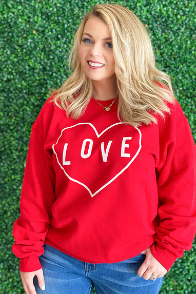 Love Heart Sweatshirt