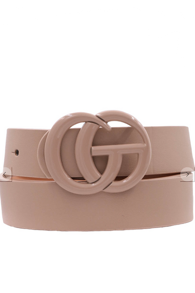 Painted Buckle Belt in Several Colors