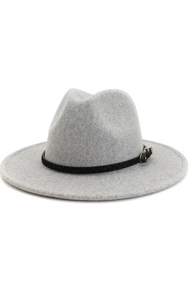 Panama Fedora w/Black Belt Sev. Colors!