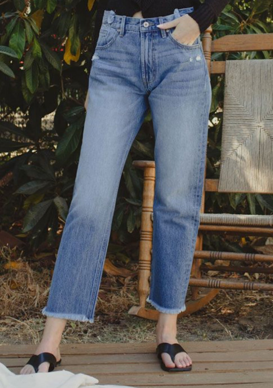 Meadow High Rise Straight Jeans