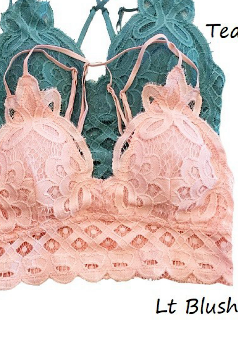 Lace Bralettes in Various Colors