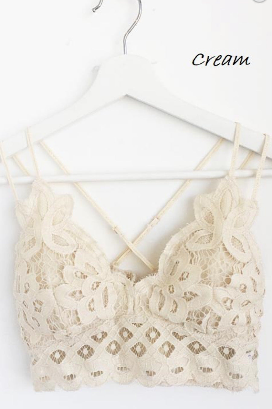 Lace Bralettes in Various Colors