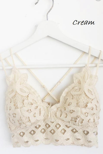 Lace Bralettes in Various Colors
