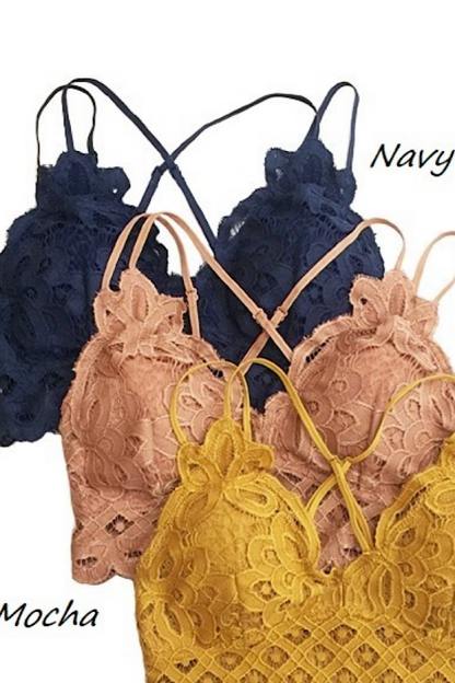 Lace Bralettes in Various Colors