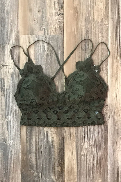 Lace Bralettes in Various Colors