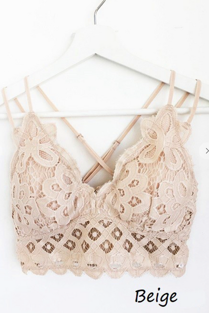 Lace Bralettes in Various Colors