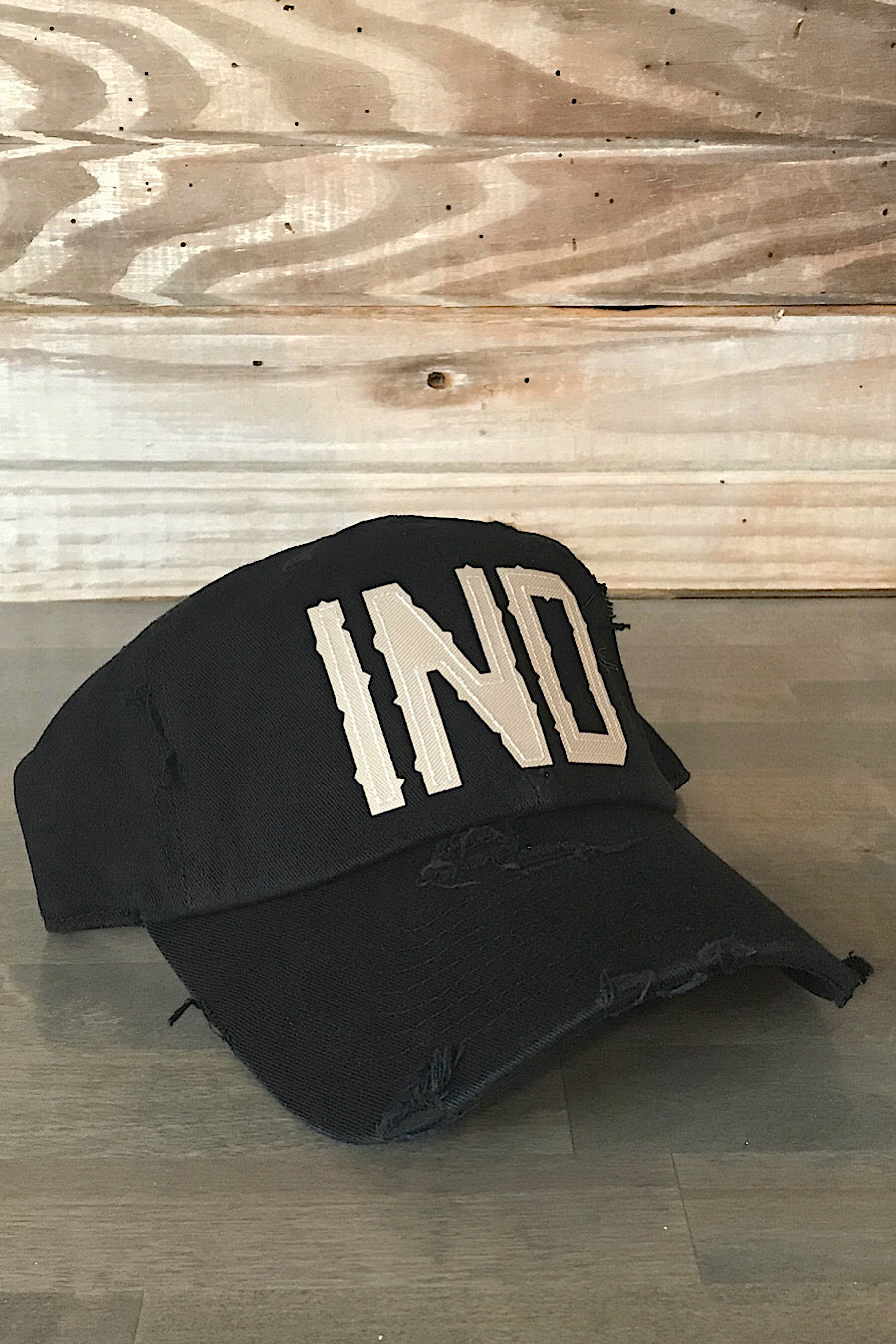 IND Indiana Initial Patch Hat in Several Colors