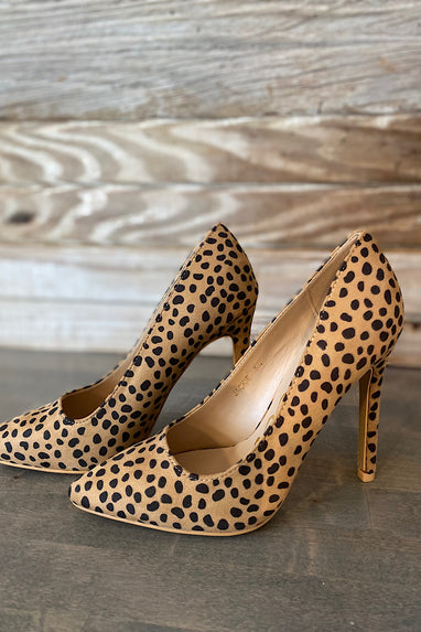 Jackie Cheetah Print Heels